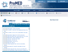 Tablet Screenshot of eafr.promedmail.org
