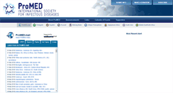Desktop Screenshot of beta.promedmail.org
